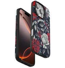 iPhone 16 Pro Max Flower Series Magsafe Kapak - Siyah