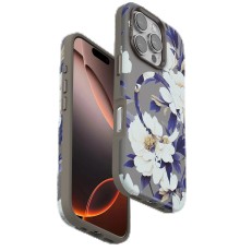 iPhone 16 Pro Max Flower Series Magsafe Kapak - Gri