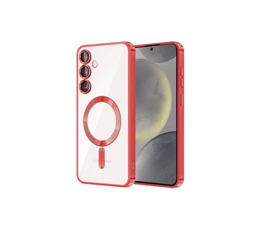 Samsung Galaxy S24 Kılıf Kross Magneticsafe Kapak - Kırmızı
