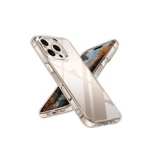 iPhone 16 Pro Kılıf Pc Sert Şeffaf Kapak - Şeffaf