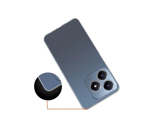 Realme C61 Kılıf Lüx Şeffaf Silikon Realme C61 Kılıf Lüx Şeffaf Silikon