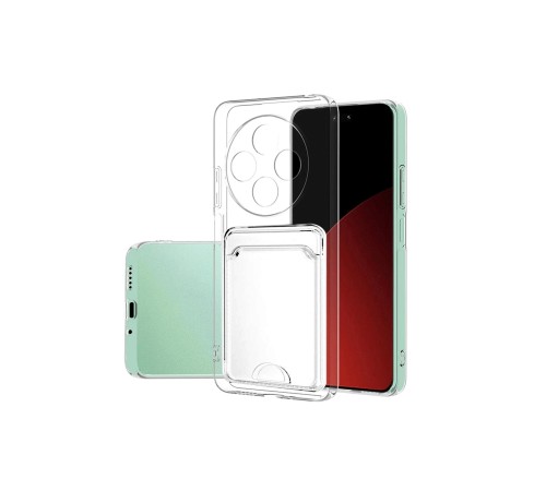 Xiaomi Redmi 14C Kılıf Kart Şeffaf Silikon - Şeffaf Xiaomi Redmi 14C Kılıf Kart Şeffaf Silikon - Şeffaf