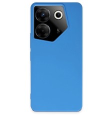 Tecno Camon 20 Pro 5G Kılıf First Silikon - Mavi