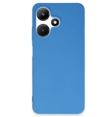 İnfinix Hot 30i Kılıf First Silikon - Mavi