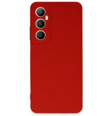 Realme C65 Kılıf First Silikon - Kırmızı