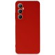 Realme C65 Kılıf First Silikon - Kırmızı