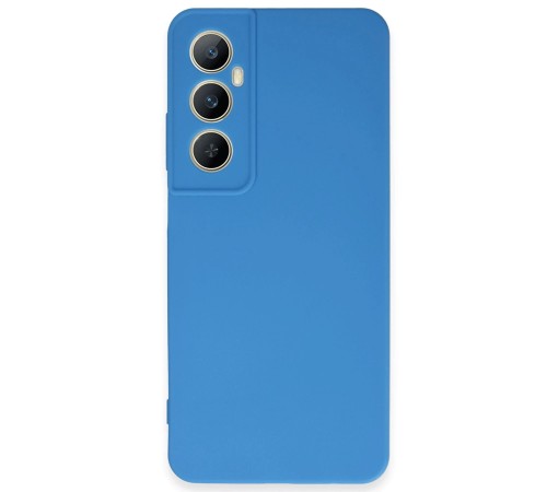 Realme C65 Kılıf First Silikon - Mavi
