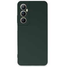 Realme C65 Kılıf First Silikon - Koyu Yeşil