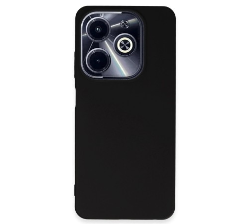 İnfinix Hot 40i Kılıf First Silikon - Siyah