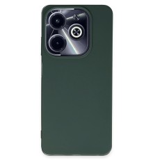 İnfinix Hot 40i Kılıf First Silikon - Koyu Yeşil