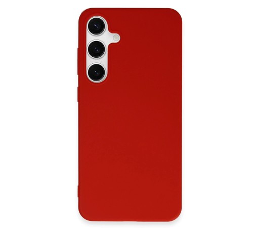 Samsung Galaxy S24 Plus Kılıf First Silikon - Kırmızı Samsung Galaxy S24 Plus Kılıf First Silikon - Kırmızı