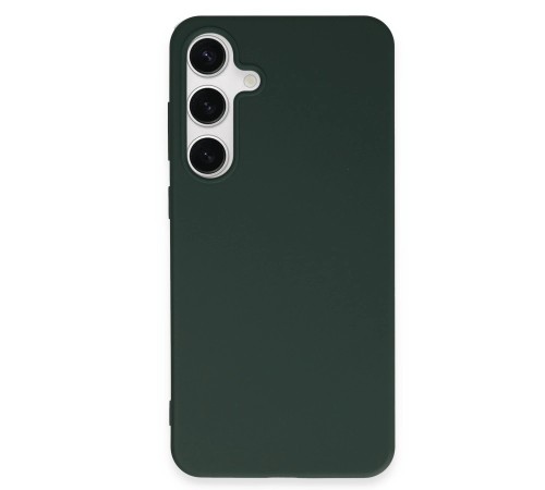 Samsung Galaxy S24 Plus Kılıf First Silikon - Koyu Yeşil Samsung Galaxy S24 Plus Kılıf First Silikon - Koyu Yeşil