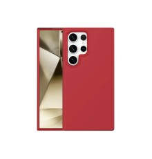 Samsung Galaxy S24 Ultra Kılıf First Silikon - Kırmızı