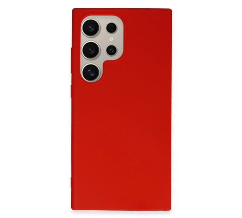 Samsung Galaxy S24 Ultra Kılıf First Silikon - Kırmızı Samsung Galaxy S24 Ultra Kılıf First Silikon - Kırmızı