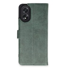 Oppo A38 Kılıf Trend S Plus Kapaklı Kılıf - Yeşil