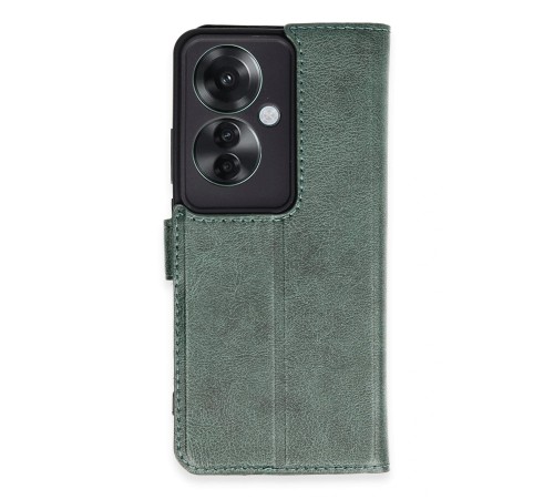 Oppo Reno 11F Kılıf Trend S Plus Kapaklı Kılıf - Yeşil Oppo Reno 11F Kılıf Trend S Plus Kapaklı Kılıf - Yeşil