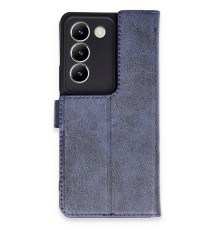 Vivo V30 Lite 4G Kılıf Trend S Plus Kapaklı Kılıf - Lacivert