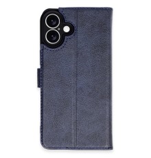 iPhone 16 Kılıf Trend S Plus Kapaklı Kılıf - Lacivert