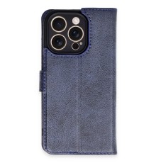 iPhone 16 Pro Kılıf Trend S Plus Kapaklı Kılıf - Lacivert