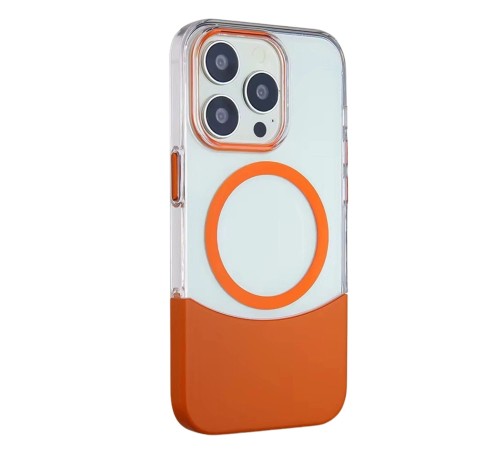 iPhone 14 Pro Max PC Suit Magsafe Kapak - Turuncu iPhone 14 Pro Max PC Suit Magsafe Kapak - Turuncu