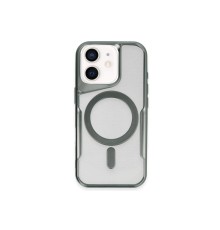 iPhone 11 Kılıf Boyi Magsafe Silikon Kapak - Yeşil