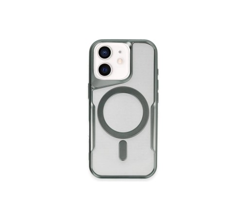 iPhone 11 Kılıf Boyi Magsafe Silikon Kapak - Yeşil iPhone 11 Kılıf Boyi Magsafe Silikon Kapak - Yeşil