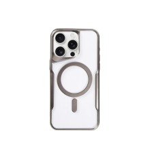 iPhone 11 Pro Max Kılıf Boyi Magsafe Silikon Kapak - Titan Gri