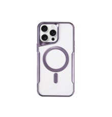 iPhone 11 Pro Max Kılıf Boyi Magsafe Silikon Kapak - Derin Mor
