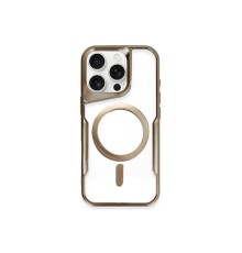 iPhone 11 Pro Max Kılıf Boyi Magsafe Silikon Kapak - Kahverengi