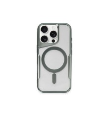 iPhone 11 Pro Max Kılıf Boyi Magsafe Silikon Kapak - Yeşil