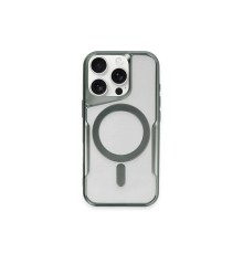 iPhone 12 Kılıf Boyi Magsafe Silikon Kapak - Yeşil