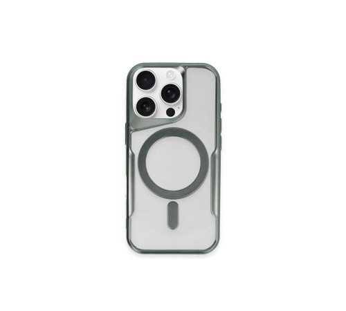iPhone 12 Kılıf Boyi Magsafe Silikon Kapak - Yeşil iPhone 12 Kılıf Boyi Magsafe Silikon Kapak - Yeşil