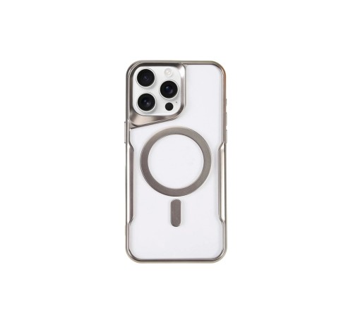 iPhone 14 Pro Kılıf Boyi Magsafe Silikon Kapak - Gümüş iPhone 14 Pro Kılıf Boyi Magsafe Silikon Kapak - Gümüş