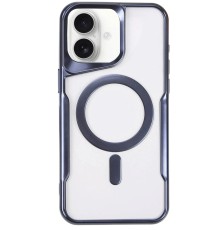 iPhone 16 Kılıf Boyi Magsafe Silikon Kapak - Lacivert
