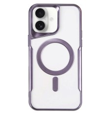 iPhone 16 Kılıf Boyi Magsafe Silikon Kapak - Derin Mor