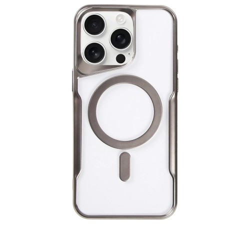 iPhone 16 Pro Kılıf Boyi Magsafe Silikon Kapak - Titan Gri iPhone 16 Pro Kılıf Boyi Magsafe Silikon Kapak - Titan Gri