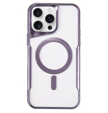 iPhone 16 Pro Kılıf Boyi Magsafe Silikon Kapak - Derin Mor