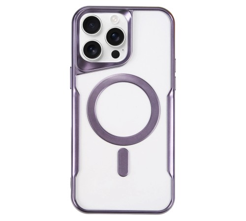 iPhone 16 Pro Kılıf Boyi Magsafe Silikon Kapak - Derin Mor iPhone 16 Pro Kılıf Boyi Magsafe Silikon Kapak - Derin Mor