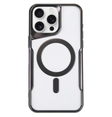 iPhone 16 Pro Max Kılıf Boyi Magsafe Silikon Kapak - Siyah