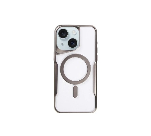 iPhone 14 Kılıf Boyi Magsafe Silikon Kapak - Titan Gri iPhone 14 Kılıf Boyi Magsafe Silikon Kapak - Titan Gri