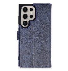 Samsung Galaxy S24 Ultra Kılıf Trend S Plus Kapaklı Kılıf - Lacivert