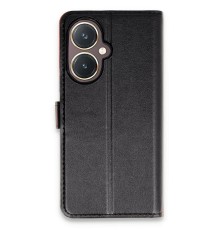 Vivo Y27 Kılıf Trend S Plus Kapaklı Kılıf - Siyah