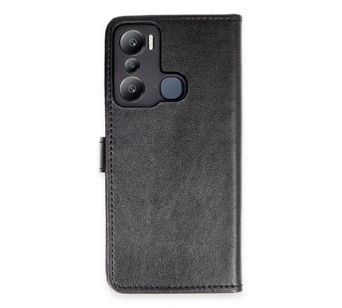 İnfinix Hot 20i Kılıf Trend S Plus Kapaklı Kılıf - Siyah İnfinix Hot 20i Kılıf Trend S Plus Kapaklı Kılıf - Siyah