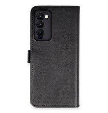 Tecno Camon 18 Kılıf Trend S Plus Kapaklı Kılıf - Siyah