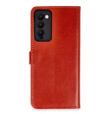 Tecno Camon 18 Kılıf Trend S Plus Kapaklı Kılıf - Kırmızı