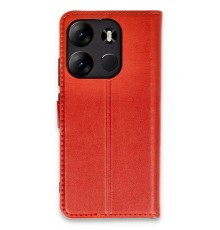 Tecno Spark Go 2023 Kılıf Trend S Plus Kapaklı Kılıf - Kırmızı