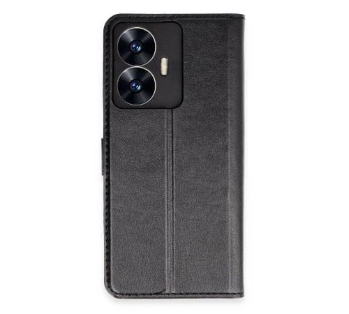 Realme C55 Kılıf Trend S Plus Kapaklı Kılıf - Siyah Realme C55 Kılıf Trend S Plus Kapaklı Kılıf - Siyah