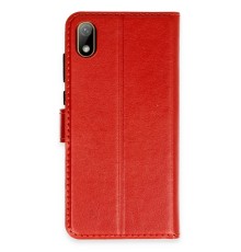 Huawei Y5 2019 Kılıf Trend S Plus Kapaklı Kılıf - Kırmızı