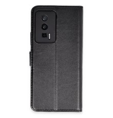 Xiaomi Poco F5 Pro Kılıf Trend S Plus Kapaklı Kılıf - Siyah