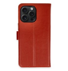 iPhone 15 Pro Max Kılıf Trend S Plus Kapaklı Kılıf - Kırmızı
